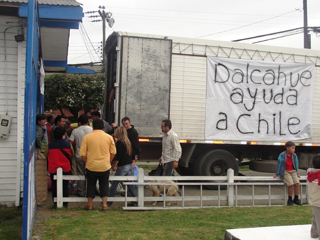 Dalcahue, la primera comuna de Chiloé en ir en ayuda de los hermanos del norte