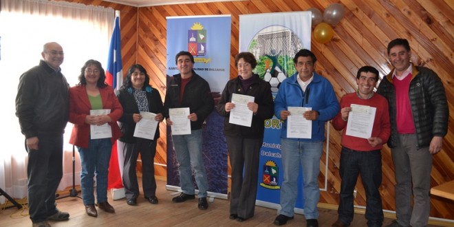 Dirigentes de Dalcahue recibieron recursos del Fondeve 2014