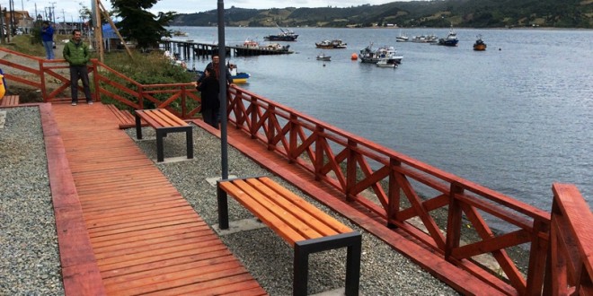 Terraza turística ya es una realidad en Dalcahue