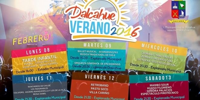Alcalde de Dalcahue lanzó el programa de la Semana Dalcahuina 2016