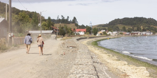 Gran Avance en borde Costero de la localidad de Calen y Tenaún