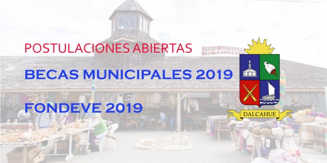 Bases de Becas Municipales 2019 y FONDEVE 2019