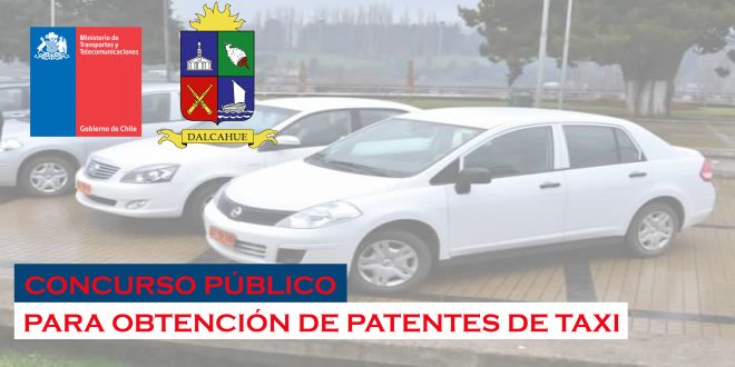 CONCURSO PÚBLICO PARA OBTENCIÓN DE PATENTES DE TAXI