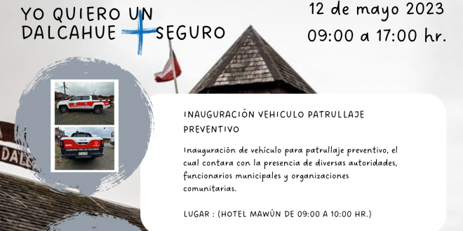 TODOS INVITADOS A LAS ACTIVIDADES POR LA SEGURIDAD COMUNAL