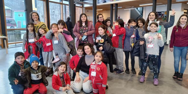 NIÑOS DEL PROGRAMA DE 4 A 7 REALIZAN TALLERES EN CECREA (CENTRO DE CREACIÓN) CASTRO .