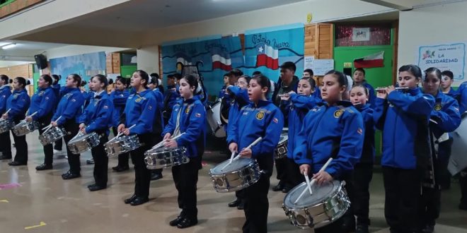 DALCAHUE RESPRESANTARÁ A LA REGIÓN EN CONCURSO DE BANDAS DE GUERRA