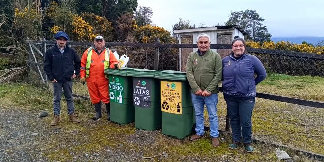 El departamento de Medio Ambiente realiza operativo de reciclaje junto a programa PRODESAL.