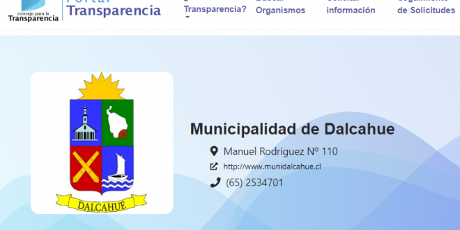 DALCAHUE VUELVE A LIDERAR EN TRANSPARENCIA