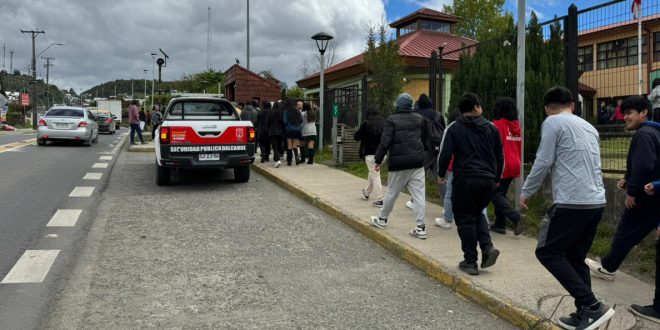 CON ÉXITO TERMINA OPERATIVO REGIONAL DE SIMULACRO DE EVACUACION EN DALCAHUE