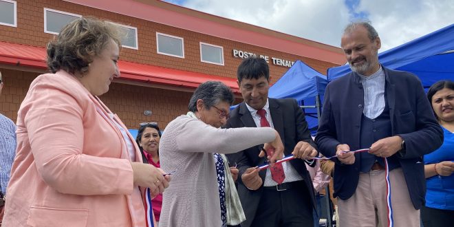 ALCALDE GÓMEZ AGUILAR, DIRIGENTES Y AUTORIDADES INAUGURAN POSTA DE TENAÚN