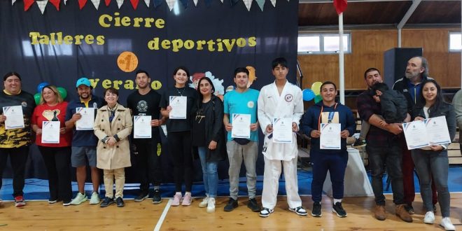 34 talleres deportivos fortalecieron la vida sana y la unión familiar en toda la comuna durante el verano