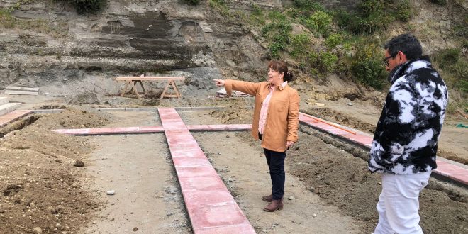 A pasos agigantados avanza el proyecto del monolito en homenaje a la Batalla de Mocopulli