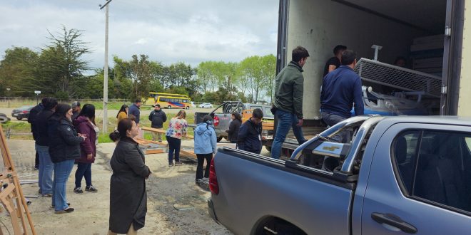 Ayuda suiza llega a Dalcahue con 41 camas clínicas para quienes más lo necesitan