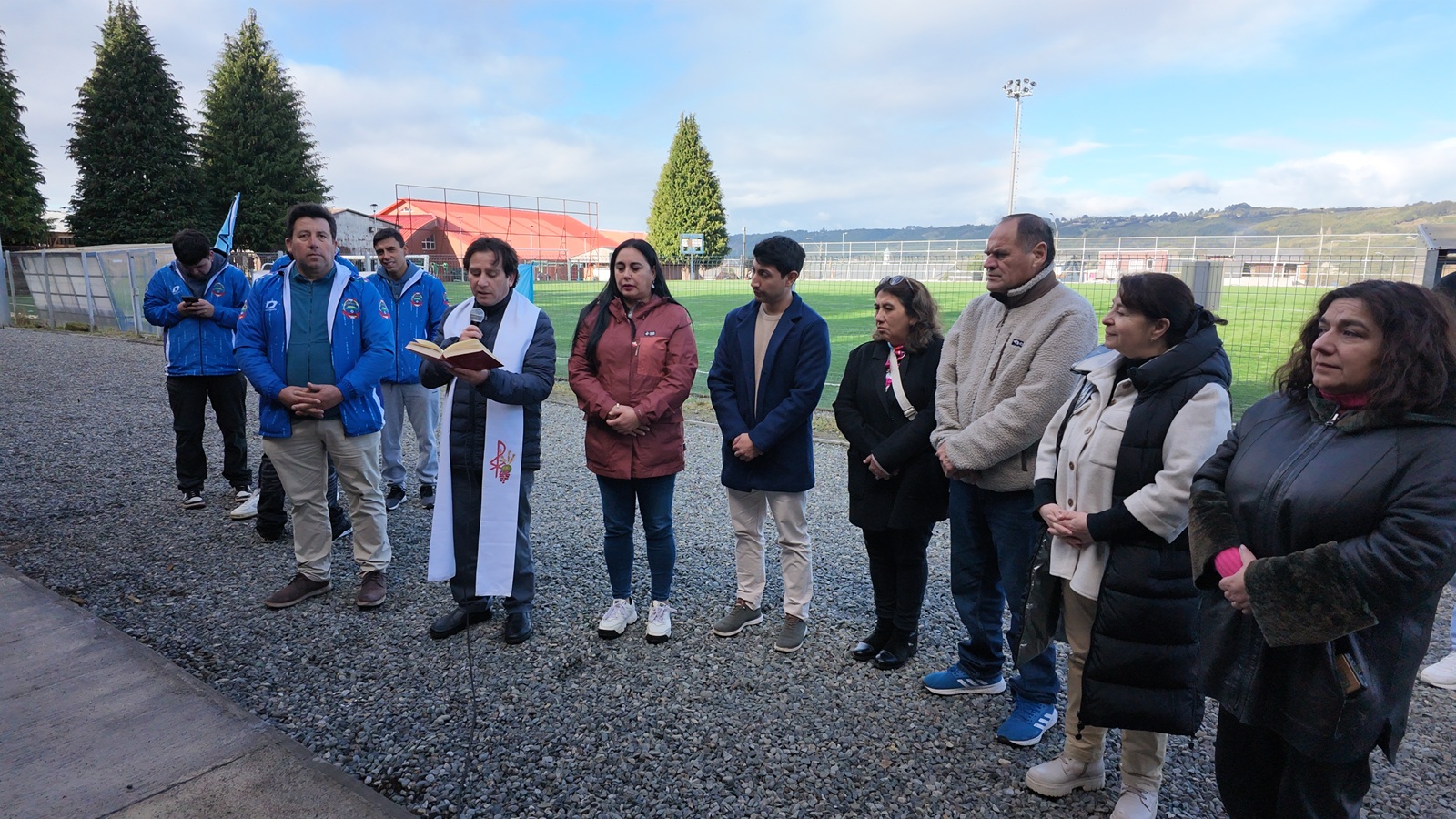 Bendicen nuevas instalaciones del Estadio Municipal en jornada del Campeonato Provincial de Fútbol Rural