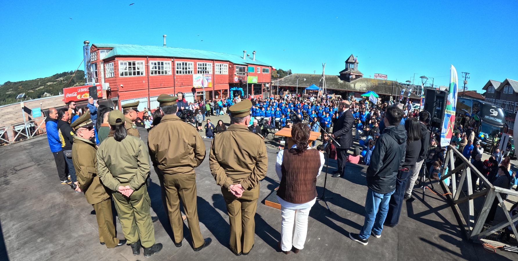 Dalcahue recibió con orgullo a sus bicampeones