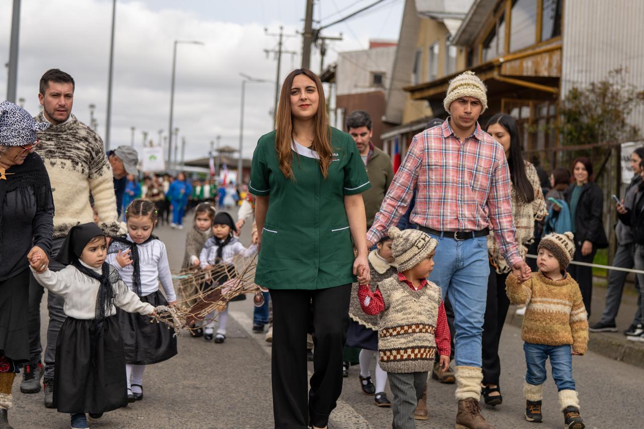 Dalcahue vivió una emotiva jornada patria con masiva participación ciudadana